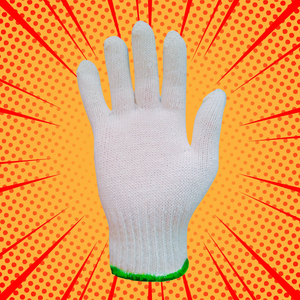 Guantes de Trabajo de Algodón con Puño Tejido, Textura Suave, Antideslizantes, Guantes de Seguridad de Uso General - Product Image 2