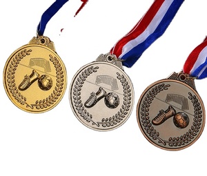 High Quality Customization Metal Marathon Zinc Alloy 3D Gold Metal Award Medal With Sublimation Ribbon