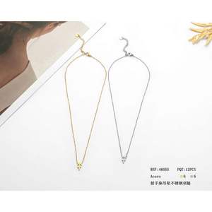 Collar de Acero Inoxidable con Colgante de Sagitario, Chapado en Oro, Joyería Moderna y a la Moda para Mujer, Amuleto de Constelación, Regalo - Product Image 4