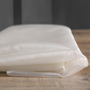 Tela <span class=keywords><strong>Gazar</strong></span> de seda 100%, satén de Organza de seda pura, 14mm, tela de seda satinada de Organza de morera para boda - Product Image 6