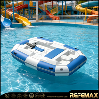 Bote Inflable de Pesca de Alta Calidad de la Fábrica de Barcos Weihai, con Piso de Aluminio/Aire, Catamarán Portátil, Bote de Pesca