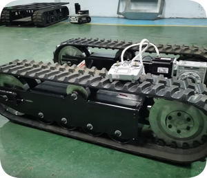 Châssis électrique à chenilles, châssis à chenilles en caoutchouc, châssis de robot à chenilles, châssis de véhicule à chenilles, châssis de bras robotique à 6 axes - Product Image 4
