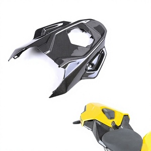 Cubierta inferior del asiento trasero de fibra de carbono seca 3K para BMW S1000RR M1000RR 2023-2024, acabado mate y brillante, fijación directa con tornillos - Product Image 2