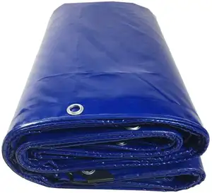 Синий непромокаемый брезент, тянущийся, устойчивый к ветру, размер 4x3 метра, японский брезент
