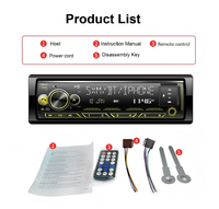 Autoradio universel haute puissance 7388 1 Din, lecteur MP3, BT 5.0, écran LCD, stéréo de voiture Pioneer
