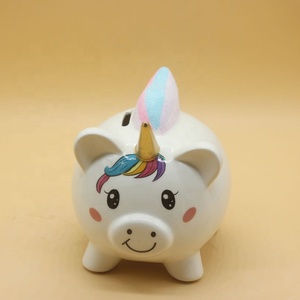 <span class=keywords><strong>Dessin</strong></span> animé Licorne <span class=keywords><strong>Tirelire</strong></span> En Céramique Avec <span class=keywords><strong>Tirelire</strong></span> En Forme De <span class=keywords><strong>Cochon</strong></span> Pour Enfants Cadeau D'anniversaire - Product Image 2