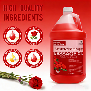 Servicio de Fórmula Personalizada, 1 Galón (3.8L), Ingredientes Naturales, Aceite de Masaje Orgánico Hidratante y Relajante <span class=keywords><strong>para</strong></span> Uso Profesional - Product Image 2