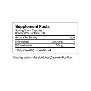 Kapsul Inositol Vegetarian (Myo-inositol D-Chiro-inositol) Vitamin B8 Dewasa 120 Kapsul Penyimpanan Kedap Cahaya Asal Shandong - Product Image 2