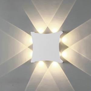 8W vuông Nhôm dẫn Đèn tường IP65 không thấm nước ánh sáng hiện đại trang trí phòng khách sạn tường trang trí tường sconce - Product Image 4