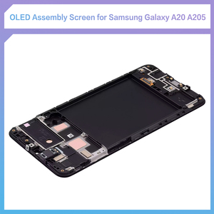 Écran tactile OLED de remplacement pour téléphone portable de 6,4 pouces, assemblage de numériseur pour <span class=keywords><strong>Samsung</strong></span> <span class=keywords><strong>A20</strong></span> A205 - Product Image 3