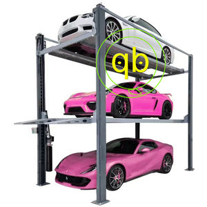 ट्रिपल स्टेकर चार पोस्ट स्टील कार स्टेकर पार्किंग लिफ्ट पार्किंग के लिए 3 स्तर मोटर ड्राइव मोड गैरेज उपकरण - Product Image 6