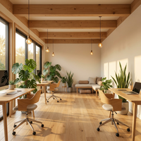 Conteneur de luxe écologique en acier inoxydable, design biophilique durable pour bureau, villa préfabriquée, hôtel, studio de jardin