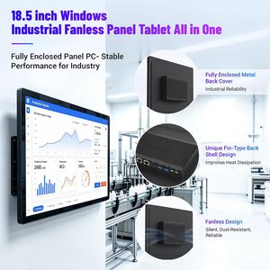 แท็บเล็ตหน้าจอสัมผัสแบบ Full-HD ขนาด 18.5 นิ้ว, อุปกรณ์ออลอินวันพร้อม Windows 11 Pro มาพร้อมหน้าจอแสดงผลแบบ Capacitive ความละเอียด 1920x1080 G+G รองรับการสัมผัส 10 จุด - Product Image 1