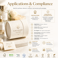 Scatola Cilindrica di Lusso Personalizzata in Carta, Imballaggio Ecologico FSC per Profumi, Prodotti per la Cura della Pelle, Cosmetici, Regali, Fabbrica OEM ODM