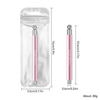 BORN PRETTY Bâtonnet Magnétique Rose Argenté Multifonctionnel à Double Tête Effet Œil de Chat, OEM d'Usine, Portable et Puissant pour Nail Art