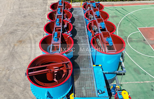 Hoch effizienter Doppelrad-Auslaugung stank CIL-Anlage Einfache Installation Gold CIP CIL-Anlage Gold laugung anlage - Product Image 3