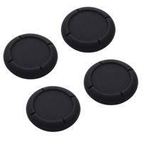 Lot de 4 capuchons noirs pour joysticks analogiques pour manette Pro, compatibles avec le modèle OLED