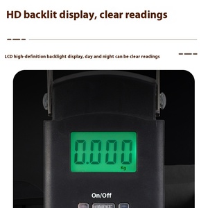 पोर्टेबल इलेक्ट्रॉनिक पैमाने पर उच्च परिशुद्धता मिनी सामान और भोजन का वजन 50 किलोग्राम क्षमता हैंड बैटरी संचालित स्प्रिंग स्केल - Product Image 3