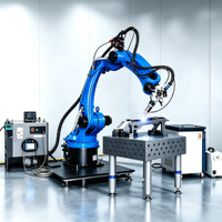 Solución de Automatización de Soldadura Robótica Industrial de 6 Ejes con Brazo Robótico y Sistema de Soldadura Inteligente