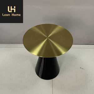 Mesa Auxiliar de Estilo Nórdico de Alta Calidad para el Hogar, Base de Mármol, Acero Inoxidable, Tapa Dorada, Mesa de <span class=keywords><strong>Centro</strong></span> para Café - Product Image 2