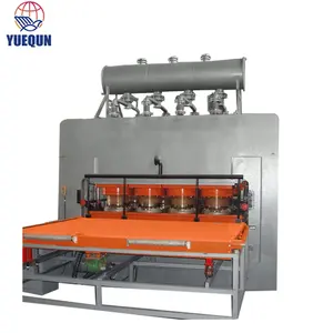 Automatic Short Cycle Melamine Laminating Hot Press Machine Engine 15 Provided Engineers Available To Service Machinery Overseas