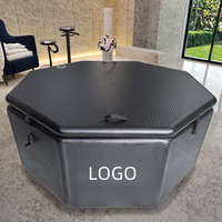 Baignoire en PVC au design moderne pour la maison et l'extérieur, capacité de 6 personnes, piscine à bain de glace gonflable DWF