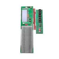 LiFePO4 baterai 48v, sistem manajemen 48V 5kW 10KW 15kW 16S 100A 150A 200A 250A BMS 51.2v mendukung 232 + 485 + Bisa + paralel + layar