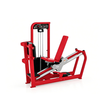 Liva LH-14 Machine de presse à jambes commerciale à charge par pignon, poste unique pour la musculation des fessiers, des quadriceps et des ischio-jambiers, équipement d'entraînement des jambes pour salles de sport