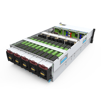 Server Rak 4U R483I-G8 Berkinerja Tinggi untuk 8 RTX4090 H100 A100 AI/Deepseek