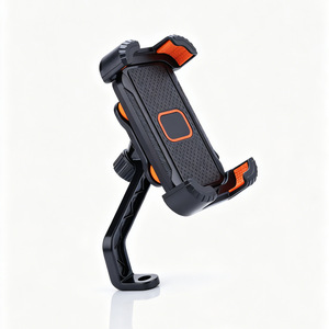 Soporte para teléfono para bicicleta eléctrica con diseño antivibraciones para montar en vehículos al aire libre, soporte universal de plástico para ciclismo - Product Image 1
