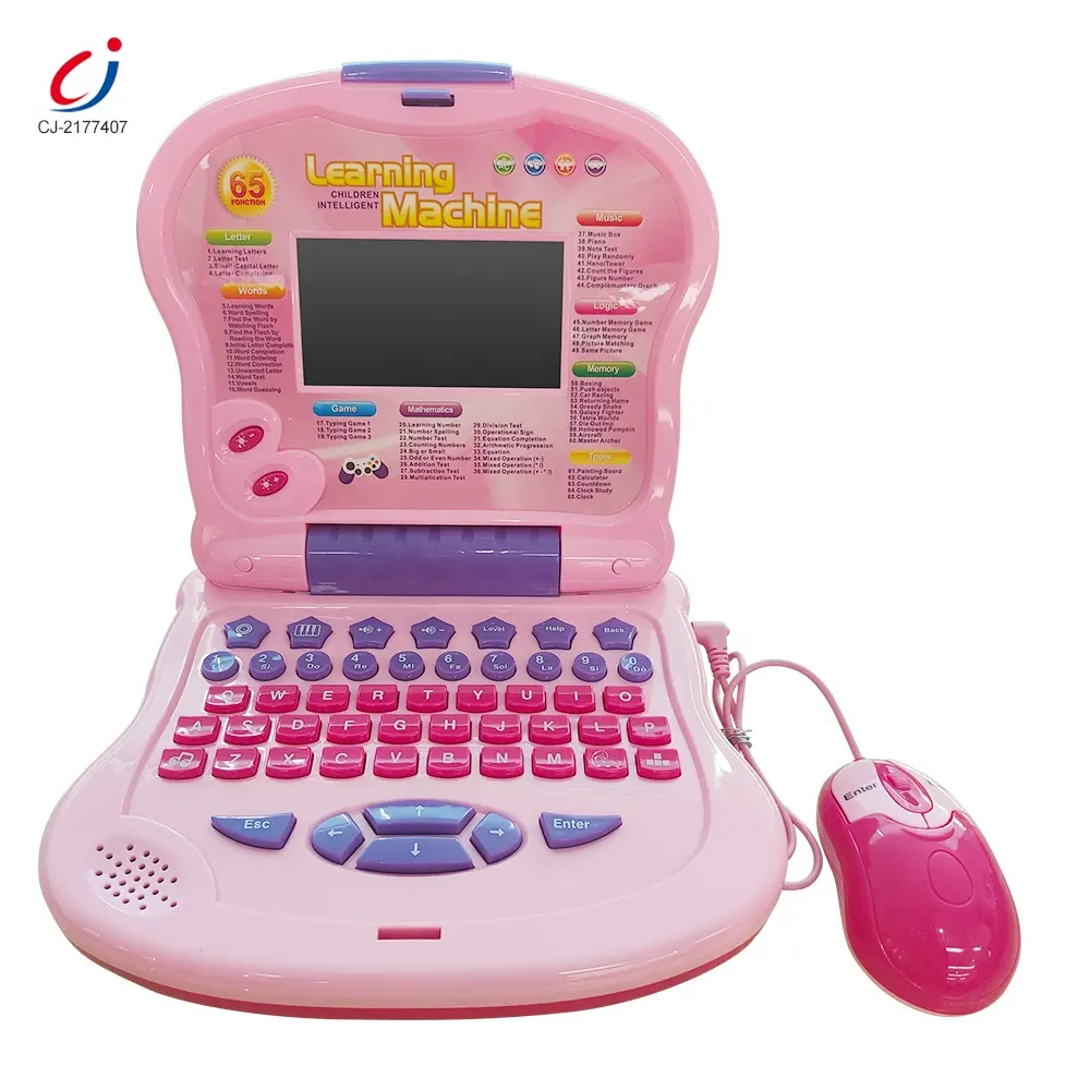 Éducation activités multifonctionnelles machine d'étude intelligente 65 fonctions ordinateurs portables pour enfants machine d'apprentissage de l'anglais