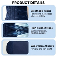 Pack de glace personnalisé BINGYUAN pour soulager les douleurs lombaires, enveloppement de glace pour le bas du dos, thérapie chaude/froide 108x22cm pour chirurgie lombaire