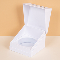 Boîte cadeau en carton rigide imprimé recyclé, emballage pour bougies en pots parfumés, boîte en papier pour bougies