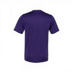 Camiseta de Manga Corta para Hombre, Cuello Redondo, Color Azul, Corte Regular, Secado Rápido, Color Sólido, Informal, Tejido de Punto, Poliéster, Rendimiento - Product Image 5