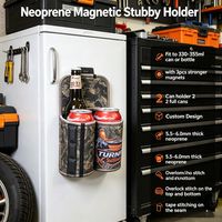 Meilleures ventes : Support magnétique antidérapant en néoprène de haute qualité pour canette de bière (1 pièce)