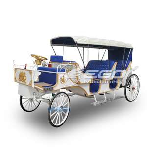 Magnifique calèche de luxe à 4 roues pour mariages, balades en calèche tirée par des chevaux pour les grands parcs et les excursions panoramiques - Product Image 6