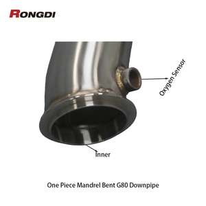 Tubo de Escape de Una Pieza de Acero Inoxidable 304 para BMW M3 G80 M4 G82 S58 3.0t 2021-2024 - Product Image 3