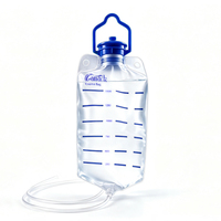 Sac à lavement pour adultes de 1500 ml, fabriqué par des fournisseurs chinois, pour usage en anesthésie et chirurgie, avec système de désinfection EOS, en PVC médical.