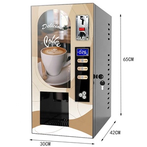 Thương mại chuyên nghiệp chất lượng cao tự động ngay lập tức uống <span class=keywords><strong>Mini</strong></span> nóng và cà phê đá Máy bán hàng tự động với đồng xu chấp nhận - Product Image 4