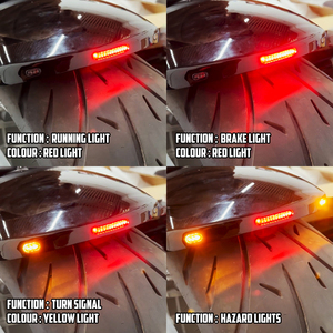 Siège solo pour motocycliste avec garde-boue arrière et feux de freinage et de clignotants à LED pour Harley Softail Standard FXST Street Fat Bob 2018-25 - Product Image 6