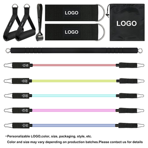 Resistance <b>bands</b> with handles Stackable latex exercise <b>bands</b> Ankle straps for gym Door anchor <b>workout</b> set - Product Image 3