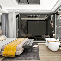 Maisons capsules démontables, maisons hôtelières, maisons modulaires en conteneurs, maisons pod, maisons capsule