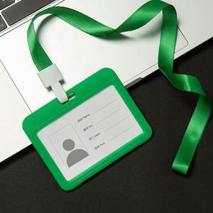 Hot Selling Silicone <b>ID</b> Card <b>Holder</b> Popular Business Card Case Tag with Badge Name Card Case for Professional Use - Product Image 5