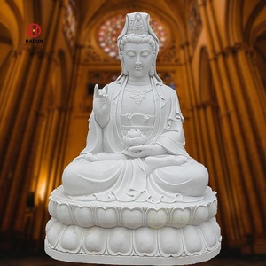Statue grandeur nature de <span class=keywords><strong>Bouddha</strong></span> en marbre ornée de <span class=keywords><strong>jardin</strong></span> <span class=keywords><strong>extérieur</strong></span> - Product Image 5