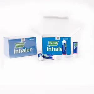 STARRU Inhaler untuk Hidung Tersumbat Alergi Dingin Hidung Tersumbat Bantuan Cepat Aromaterapi Inhaler Memperbaiki Pernapasan