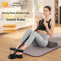 Appareil d'aide aux sit-ups à trois ventouses avec repose-pieds, équipement de fitness à domicile, entraîneur abdominal, tonificateur de ventre, support pour les jambes, appareil pour crunches Zhejiang