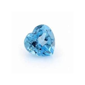 Vente en gros de 8mm coupe coeur naturel pour topaze bleue suisse pierre précieuse en vrac à facettes de haute qualité certifiée IGI prix d'usine - Product Image 1