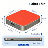 Hard Disk Eksternal SSD Magnetik Oranye/Hitam Kapasitas Penuh Grosir Pabrik 120gb 240g 1tb 2tb USB3.0 Tipe-C