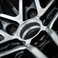 Nouvelles jantes 18x8.5 19x9.5 20x10 en alliage d'aluminium forgé, finition noir brillant, face usinée, 10 branches, concave étoile, pour GR et Z