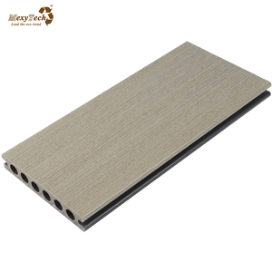 Tarima de WPC Moderna e Impermeable con Superficie de Grano de <span class=keywords><strong>Madera</strong></span>, Material Plástico de <span class=keywords><strong>Madera</strong></span> de Teca, Precios de Fábrica para Tarima Compuesta para Exteriores - Product Image 4
